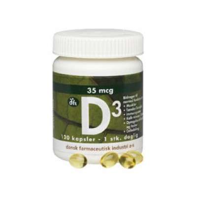 Dfi D-vitamin 35 mcg (120 kap)