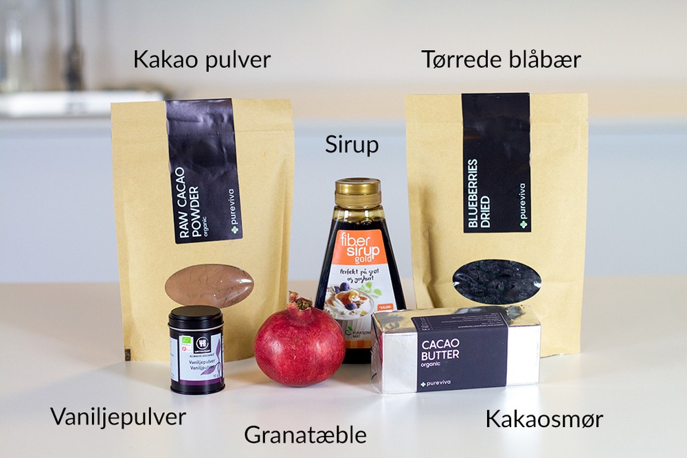 ingredienser hjemmelavet chokolade