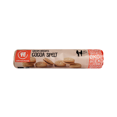 Køb Urtekram Cream Biscuits Kakao Spelt Øko | 19.95 Kr