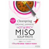 Clearspring Miso Soup Paste Hot & Krydret Ø (4 x 15 g)