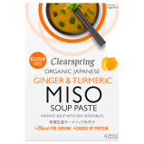 Clearspring Miso Soup Paste Ingefær & Gurkemeje Ø (4 x 15 g)