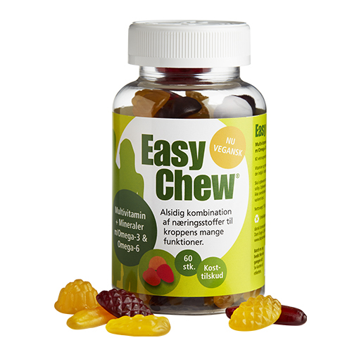 EasyChew Multivitamin med Omega-3 (60 stk)