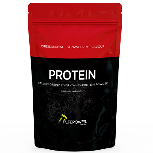 PurePower Proteinpulver Jordbær (400 g)